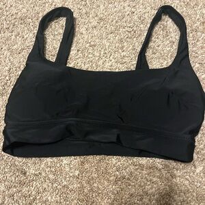 Aerie Black Scoop Bikini Top
